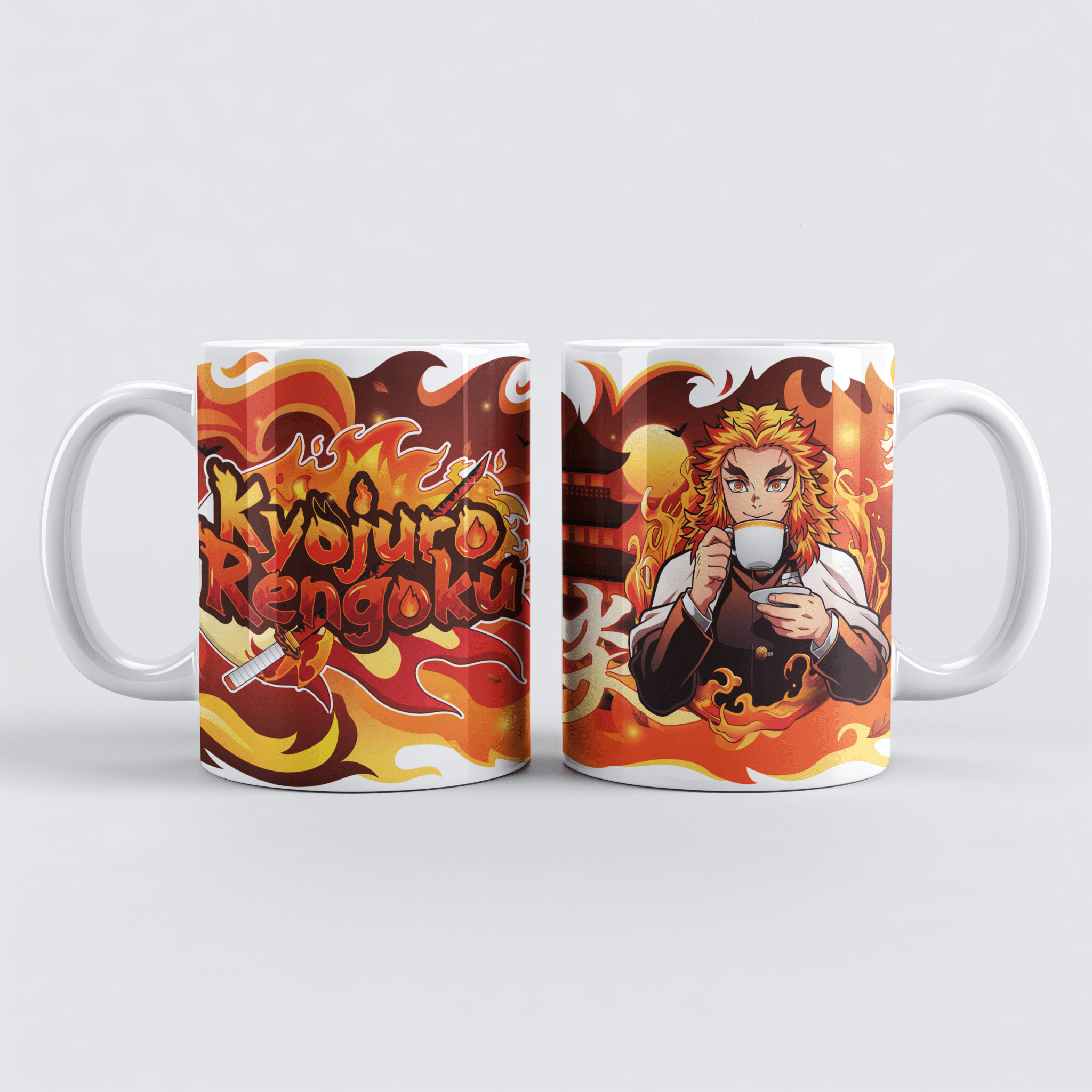 Mug - Kyojuro Rengoku - Demon Slayer - Shonen Shield